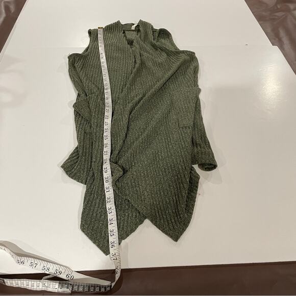 Gilli Olive Green Knit Sleeveless Cardigan Size‎ L - Picture 9 of 9